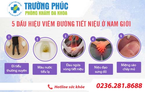 5 dấu hiệu viêm đường tiết niệu ở nam giới