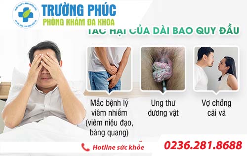 Biểu hiện dài bao quy đầu và những tác hại khôn lường