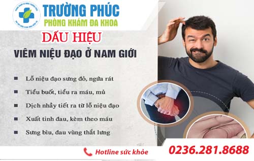 Dấu hiệu viêm đường tiết niệu ở nam giới