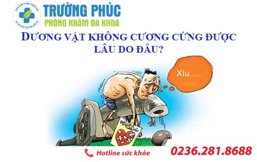 Dương vật không cương được lâu do đâu?