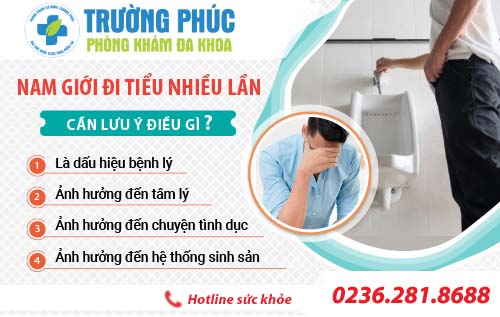 Nam giới đi tiểu nhiều lần cần lưu ý điều gì?